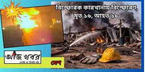 বিস্ফোরক কারখানায় বিস্ফোরণ, মৃত ১৬, আহত ১৮ 