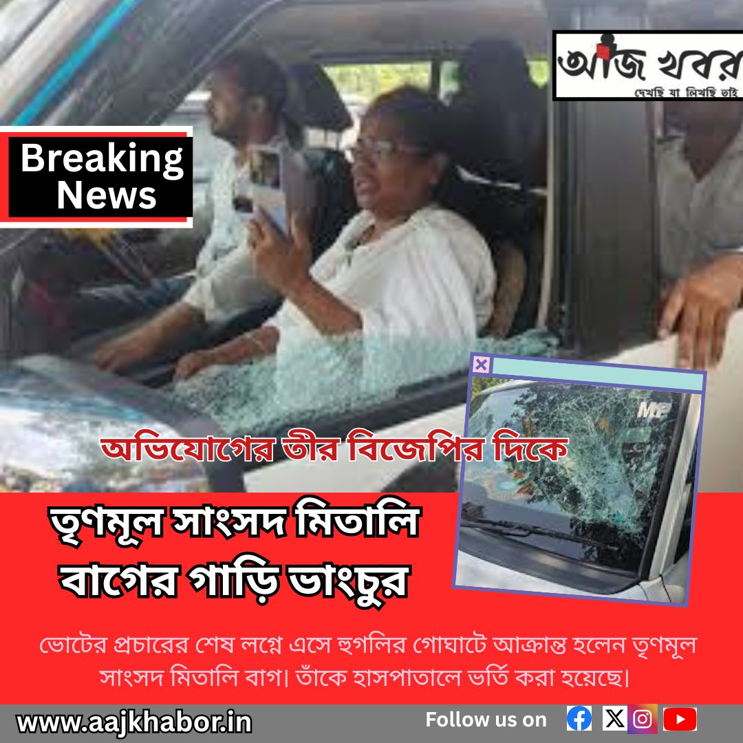 তৃণমূল সাংসদ মিতালি বাগের গাড়ি ভাংচুর