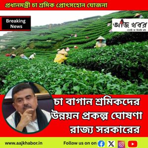 চা বাগান শ্রমিক উন্নয়ন প্রকল্প ঘোষণা রাজ্য সরকারের 