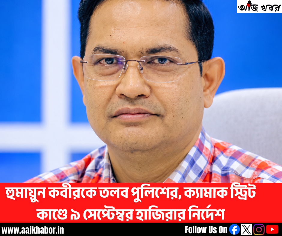 হুমায়ুন কবীরকে তলব পুলিশের, ক্যামাক স্ট্রিট কাণ্ডে ৯ সেপ্টেম্বর হাজিরার নির্দেশ