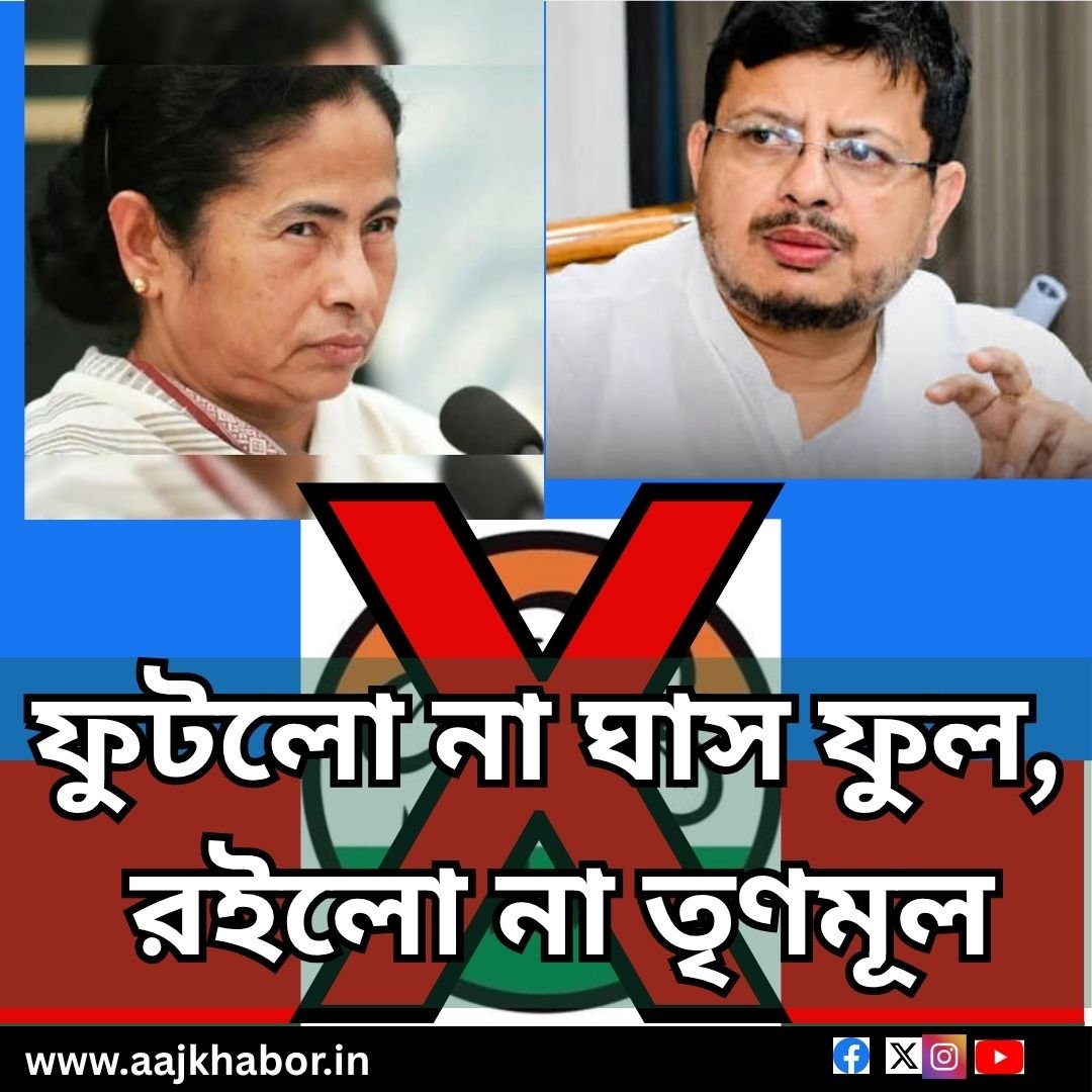 ফুটলো না ঘাস ফুল, রইলো না তৃণমূল