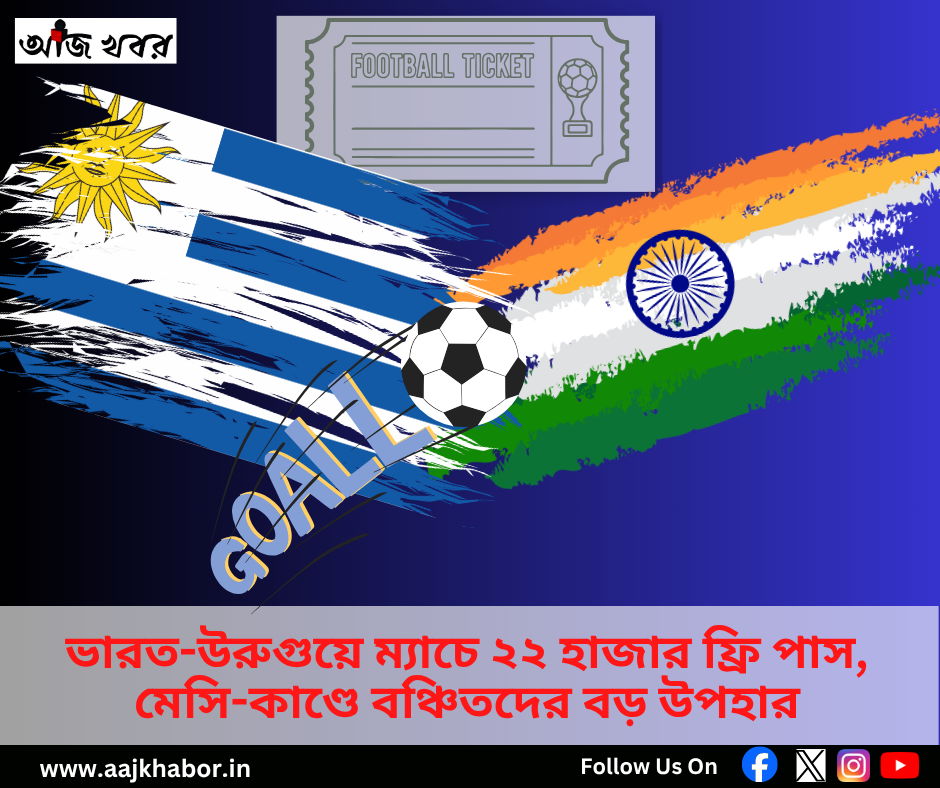 ভারত-উরুগুয়ে ম্যাচে ২২ হাজার ফ্রি পাস, মেসি-কাণ্ডে বঞ্চিতদের বড় উপহার